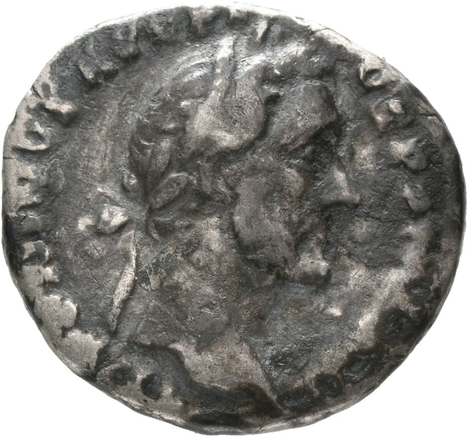 RIC III Antoninus Pius 259 Antoninus Pius obverse, Head of Antoninus Pius, laureate, right