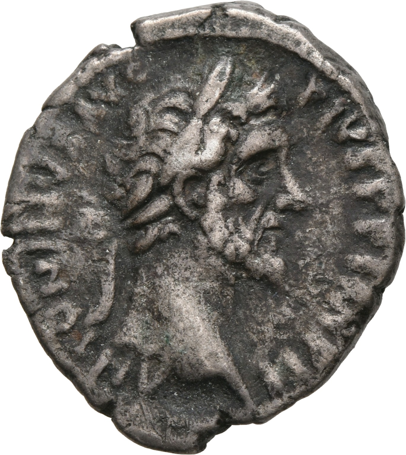 RIC III Antoninus Pius 264 Antoninus Pius obverse, Head of Antoninus Pius, laureate, right