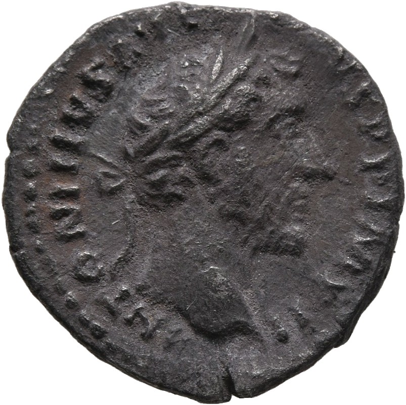 RIC III Antoninus Pius 265 Antoninus Pius obverse, Head of Antoninus Pius, laureate, right