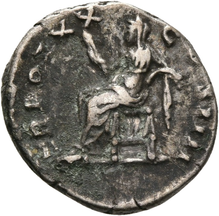 RIC III Antoninus Pius 265 Antoninus Pius reverse, Securitas, seated left, holding sceptre, elbow resting on arm of chair