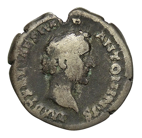 RIC III Antoninus Pius 27c Antoninus Pius obverse, Head of Antoninus Pius, laureate, right