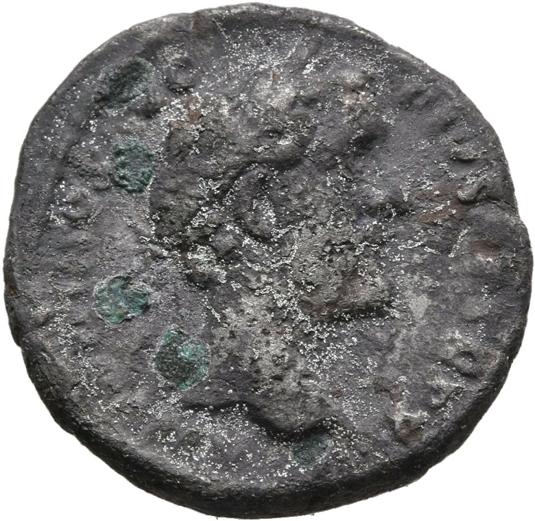 RIC III Antoninus Pius 292A (denarius) Antoninus Pius obverse, Head of Antoninus Pius, laureate, right