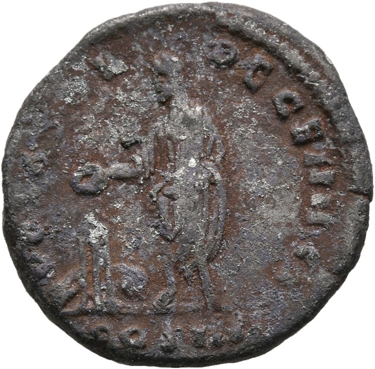 RIC III Antoninus Pius 292A (denarius) Antoninus Pius reverse, Antoninus Pius, veiled, togate. standing left, sacrificing ...