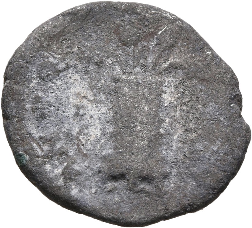 RIC III Antoninus Pius 321 Antoninus Pius reverse, Modius, poppy and corn-ears