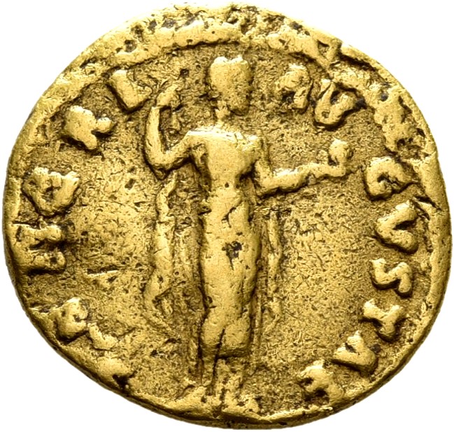 RIC III Antoninus Pius 333 Antoninus Pius reverse, Venus, draped, standing right, with right hand lifting veil from head a...