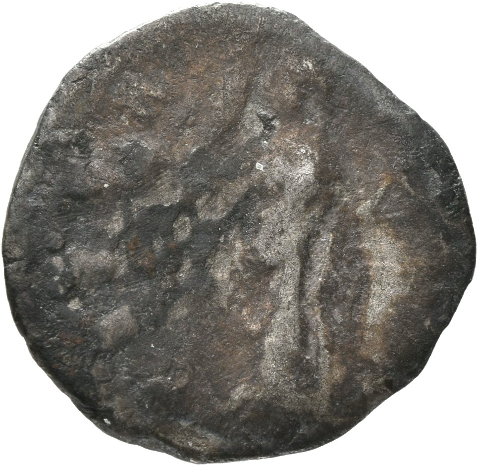 RIC III Antoninus Pius 346A Antoninus Pius reverse, Venus(?), veiled, draped, standing right, with right hand drawing back...