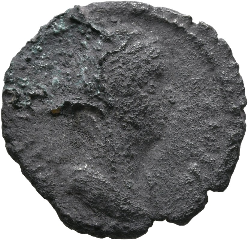RIC III Antoninus Pius 348b Antoninus Pius obverse, Bust of Faustina the Elder, veiled, draped, right with hair elaboratel...