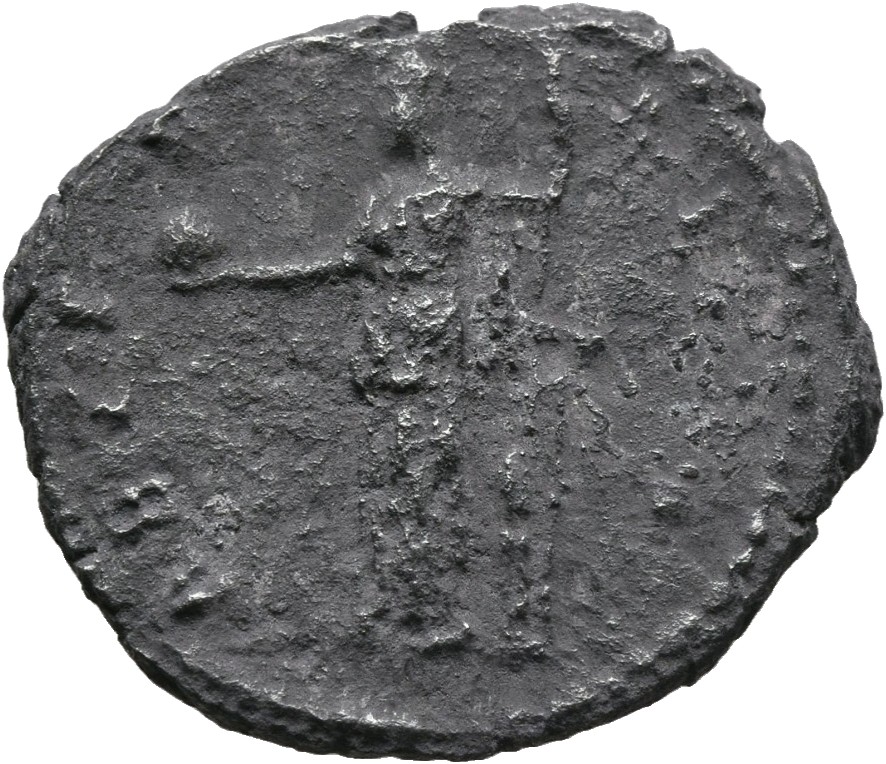 RIC III Antoninus Pius 348b Antoninus Pius reverse, Fortuna, veiled, draped, standing left, holding globe on extended righ...