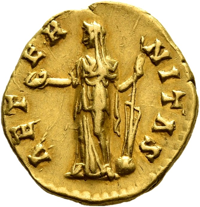 RIC III Antoninus Pius 349Aa Antoninus Pius reverse, Fortuna, veiled, draped, standing left, holding patera in extended ri...