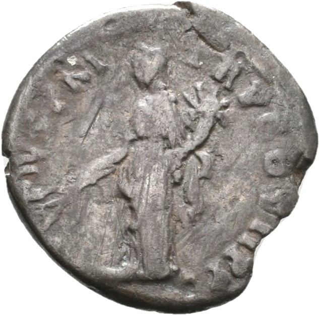 RIC III Antoninus Pius 35 Antoninus Pius reverse, Pax, draped, standing left, holding branch downwards in right hand and c...