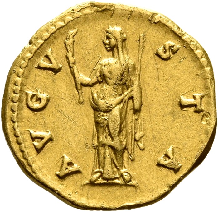 RIC III Antoninus Pius 356d Antoninus Pius reverse, Ceres, veiled, draped, standing left, holding out torch in right hand ...