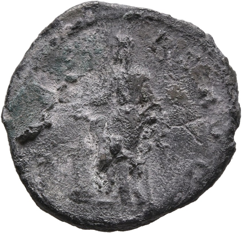 RIC III Antoninus Pius 394A (denarius) Antoninus Pius reverse, Pietas, veiled, draped, standing left, with right hand drop...