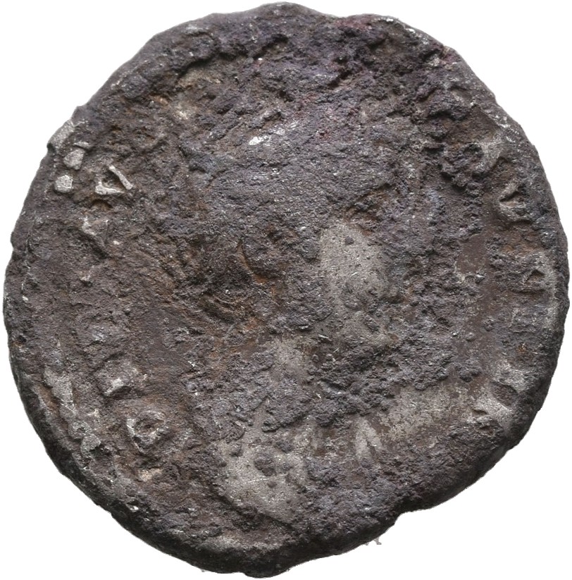 RIC III Antoninus Pius 394A (denarius) Antoninus Pius obverse, Bust of Faustina the Elder, draped, right, hair elaborately...