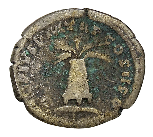 RIC III Antoninus Pius 40 Antoninus Pius reverse, Modius with corn-ears and poppy