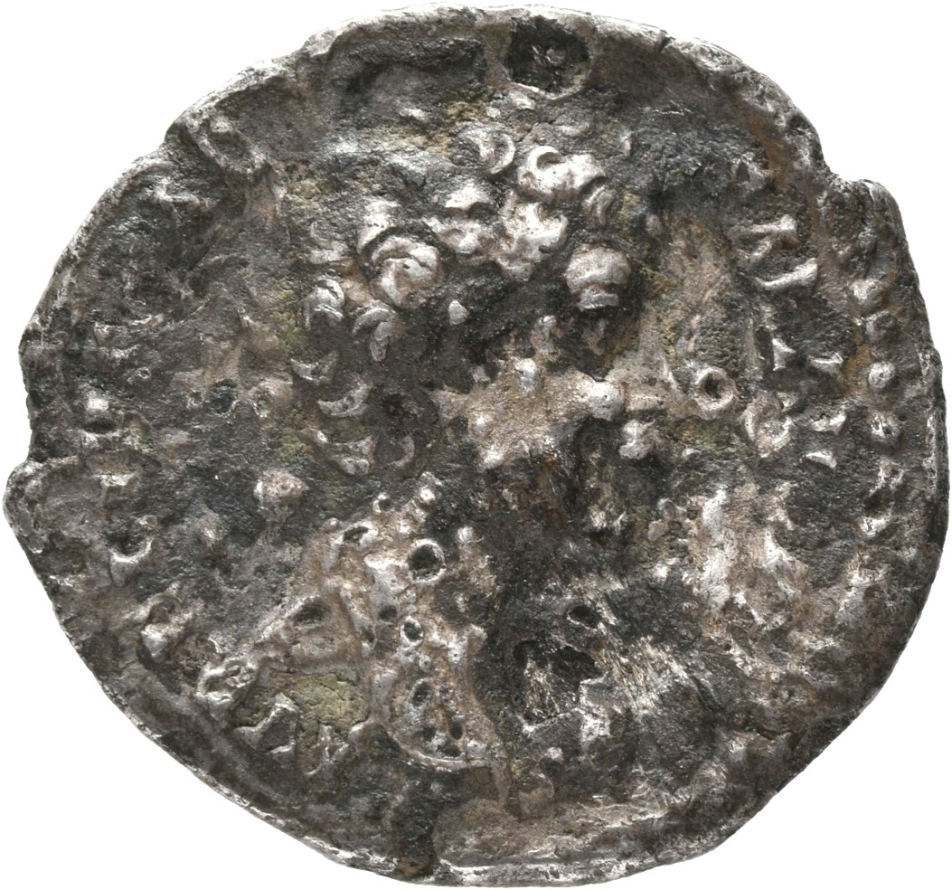 RIC III Antoninus Pius 415C Antoninus Pius reverse, Bust of Marcus Aurelius, bare-headed, draped, right