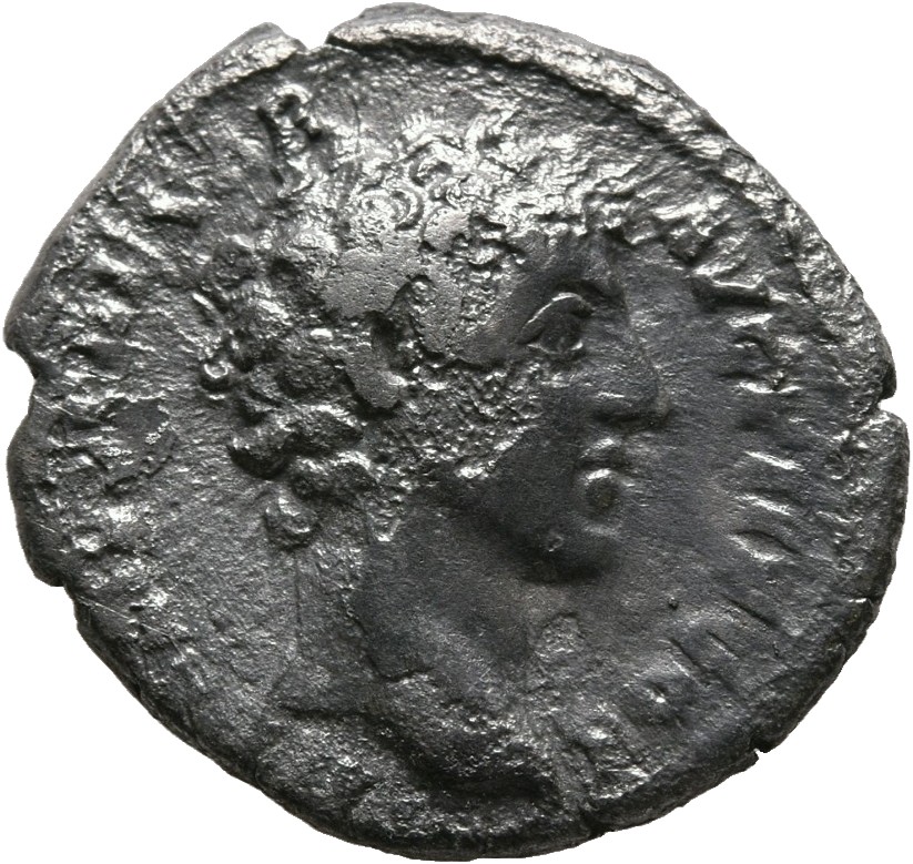 RIC III Antoninus Pius 423A (denarius) Antoninus Pius obverse, Head of Marcus Aurelius, bare, right
