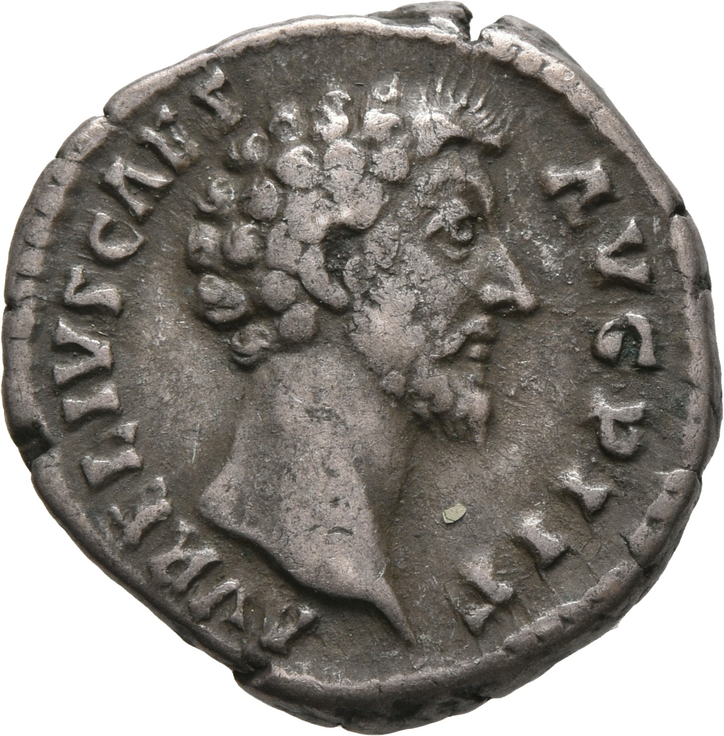 RIC III Antoninus Pius 433 Antoninus Pius obverse, Head of Marcus Aurelius, bare, right