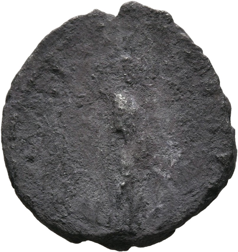 RIC III Antoninus Pius 438A (denarius) Antoninus Pius reverse, Minerva, helmeted, draped, standing right, holding vertical...