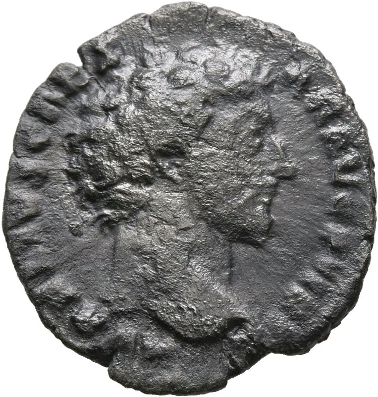 RIC III Antoninus Pius 459 Antoninus Pius obverse, Head of Marcus Aurelius, bare, right