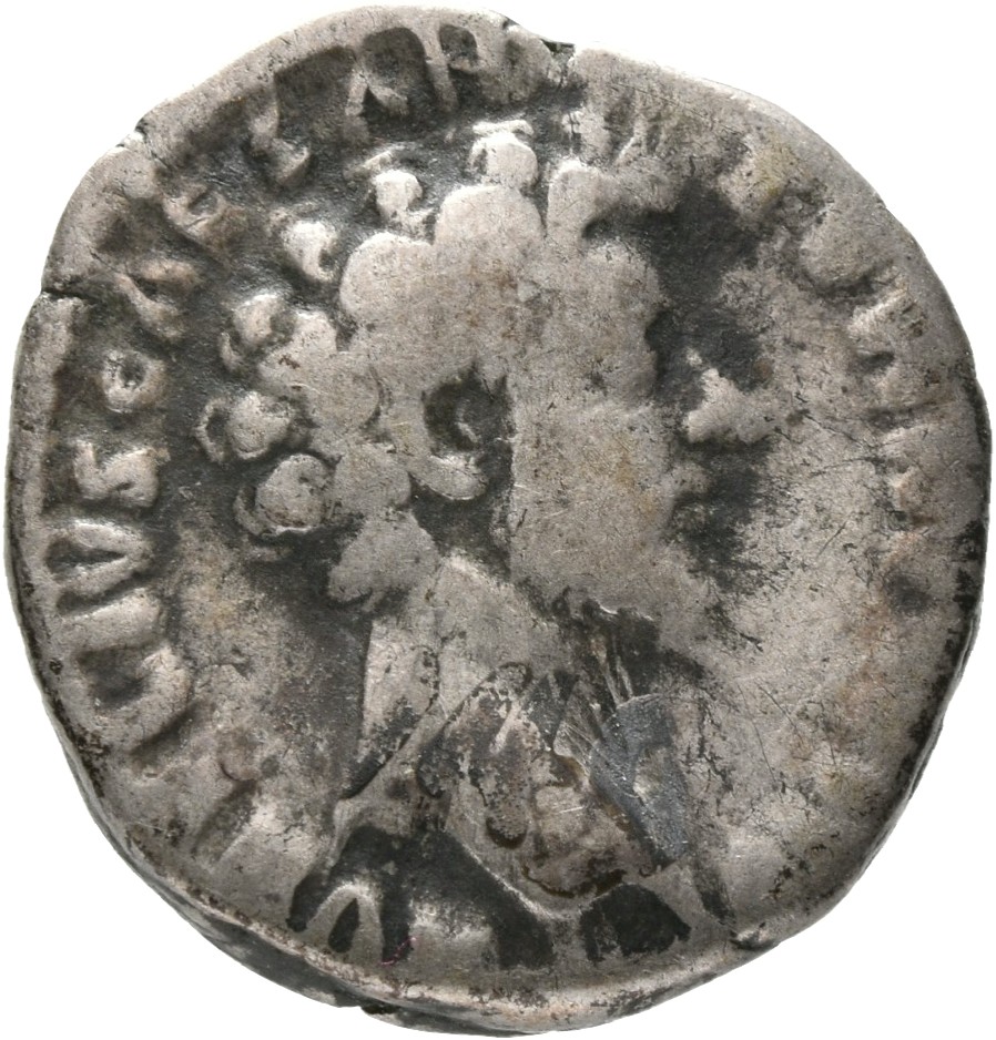 RIC III Antoninus Pius 470 Antoninus Pius obverse, Head of Marcus Aurelius, bare, right