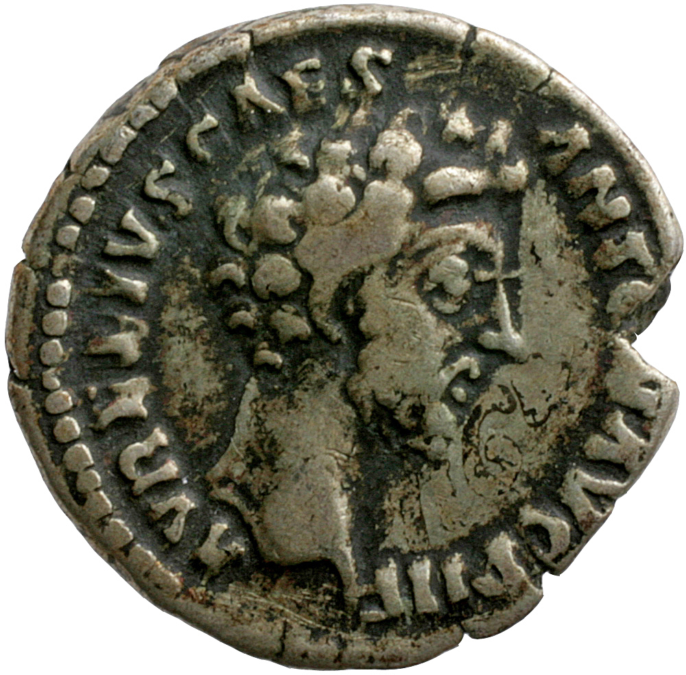 RIC III Antoninus Pius 473 Antoninus Pius obverse, Head of Marcus Aurelius, bare, right