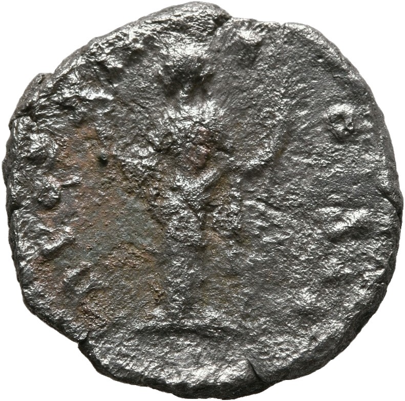 RIC III Antoninus Pius 475A Antoninus Pius reverse, Felicitas, draped, standing left, holding up winged caduceus in right ...