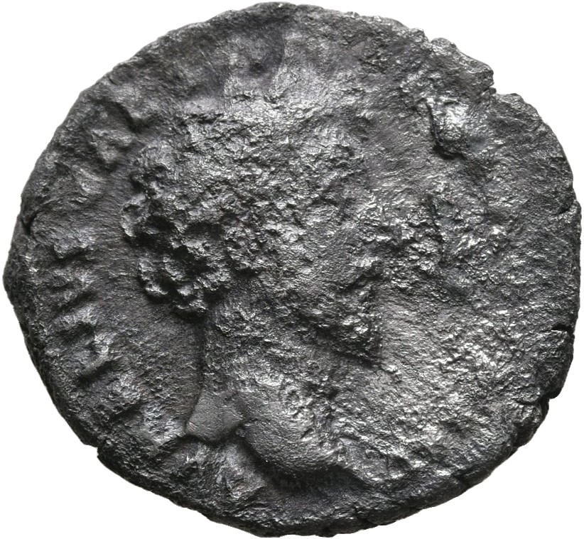 RIC III Antoninus Pius 475B Antoninus Pius obverse, Head of Marcus Aurelius, bare, right