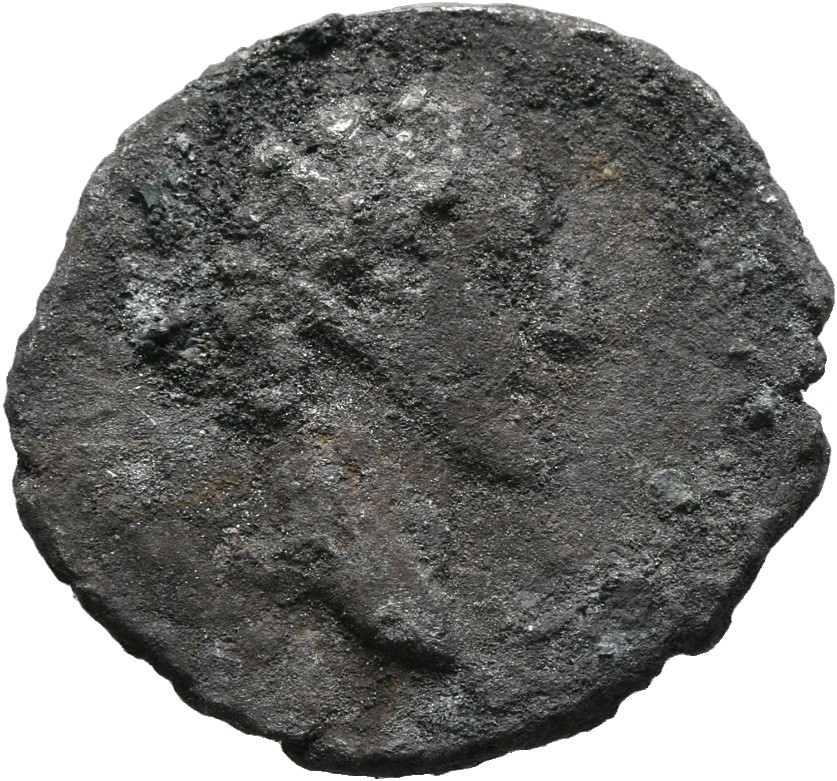 RIC III Antoninus Pius 48a (denarius) Antoninus Pius obverse, Head of Antoninus Pius, bare, right