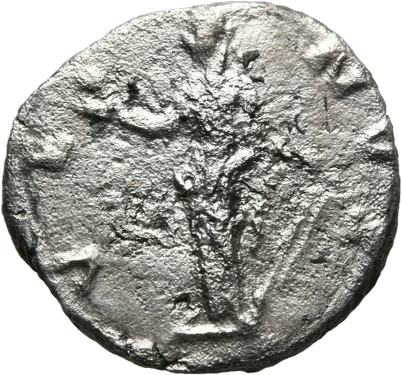 RIC III Antoninus Pius 517A (denarius) Antoninus Pius reverse, Venus, draped, standing left, holding apple in right hand a...