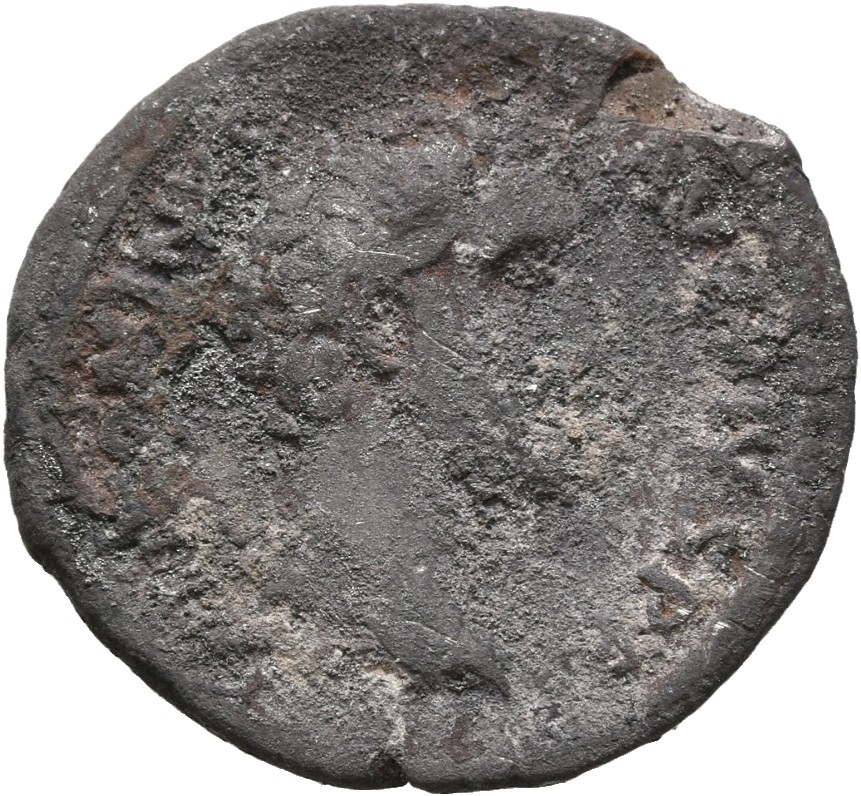 RIC III Antoninus Pius 51a Antoninus Pius obverse, Head of Antoninus Pius, bare, right