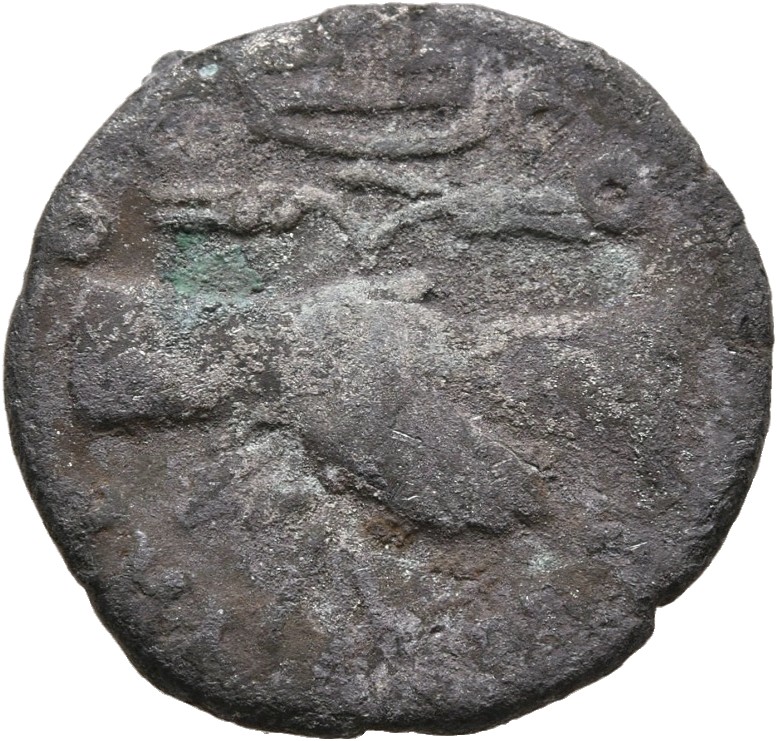 RIC III Antoninus Pius 54B Antoninus Pius reverse, Clasped hands holding winged caduceus and two corn-ears