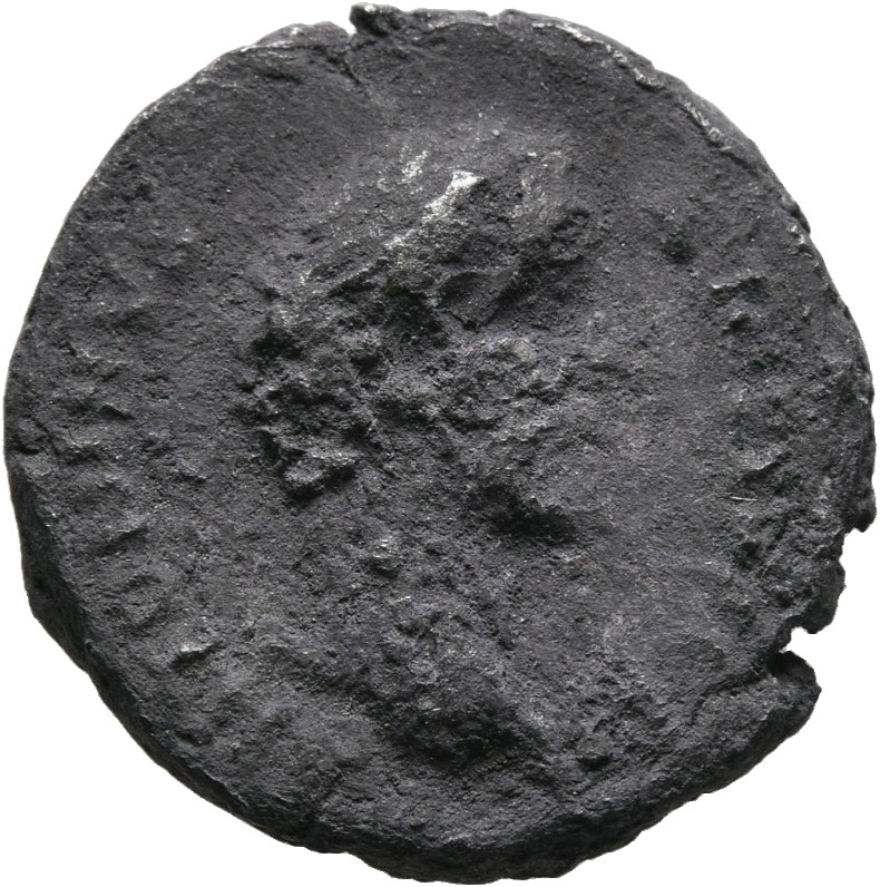 RIC III Antoninus Pius 56a Antoninus Pius obverse, Head of Antoninus Pius, bare, right