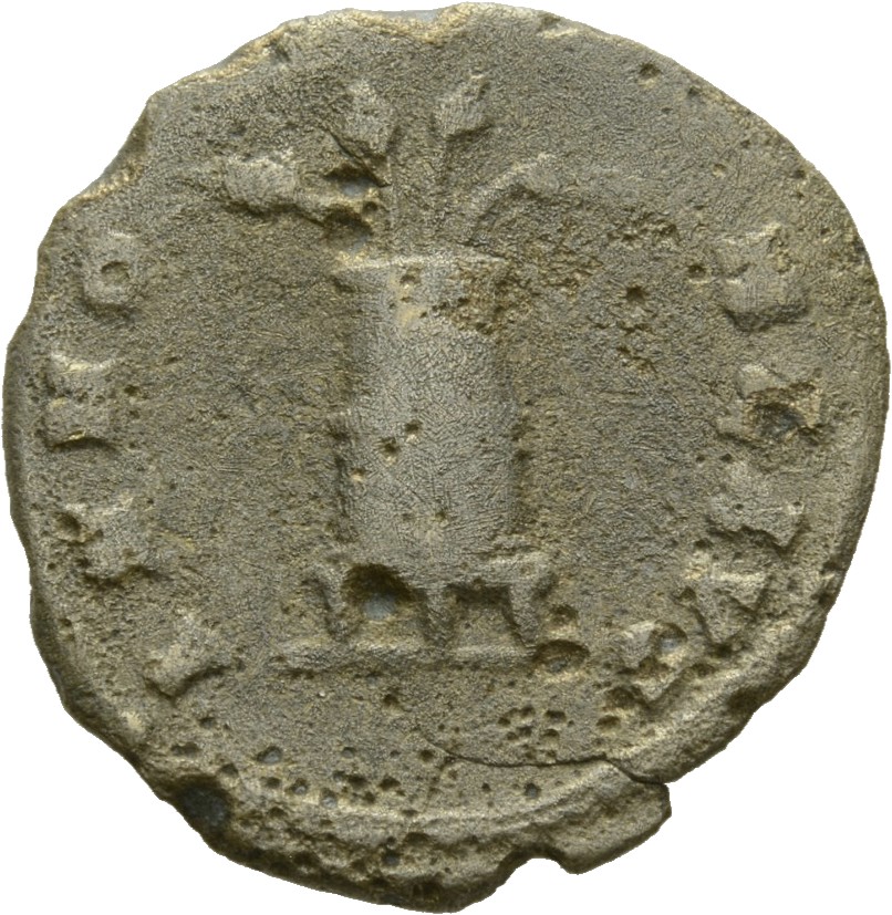 RIC III Antoninus Pius 62B Antoninus Pius reverse, Modius with corn-ears and poppy