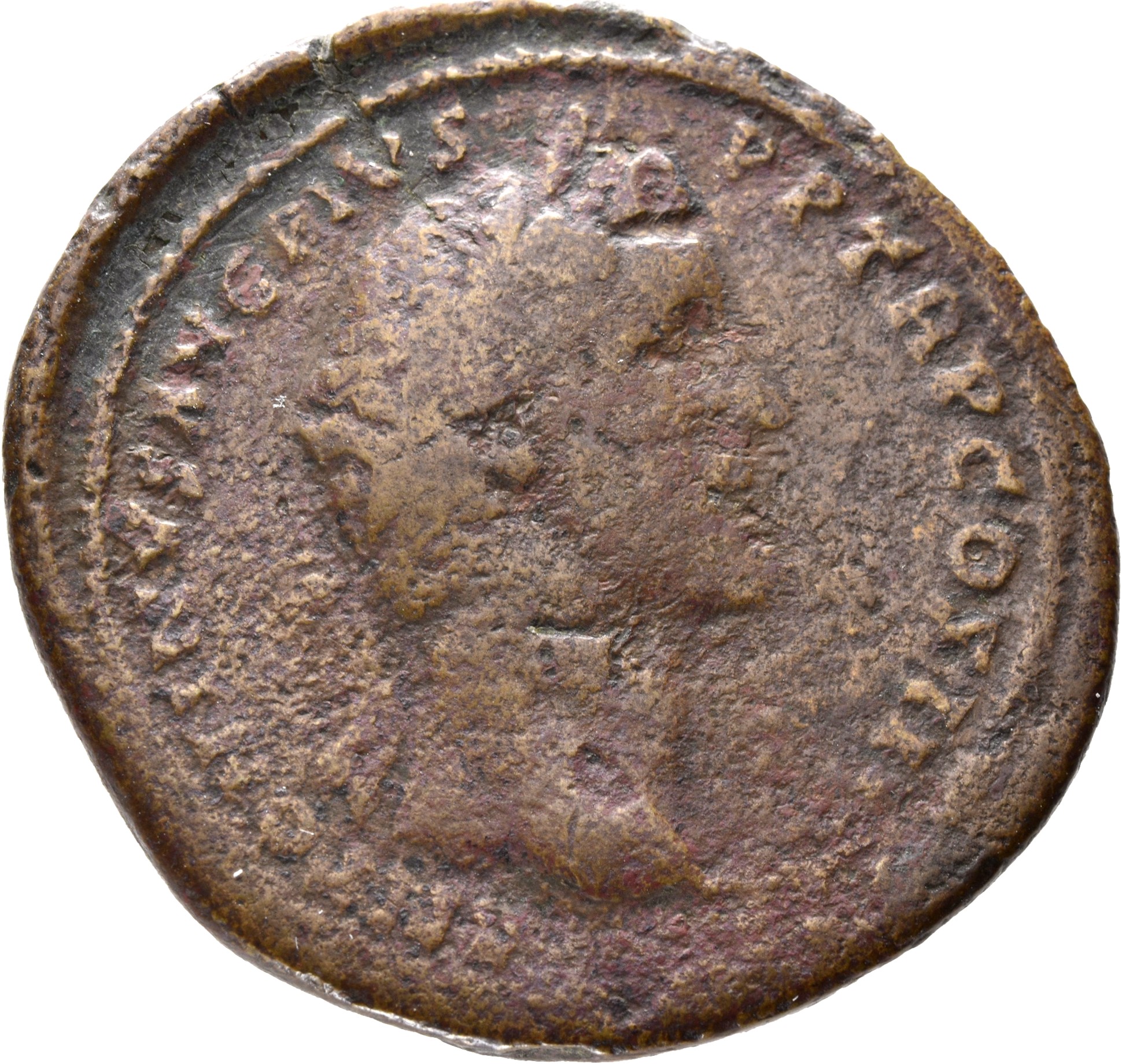 RIC III Antoninus Pius 641 Antoninus Pius obverse, Head of Antoninus Pius, laureate, right