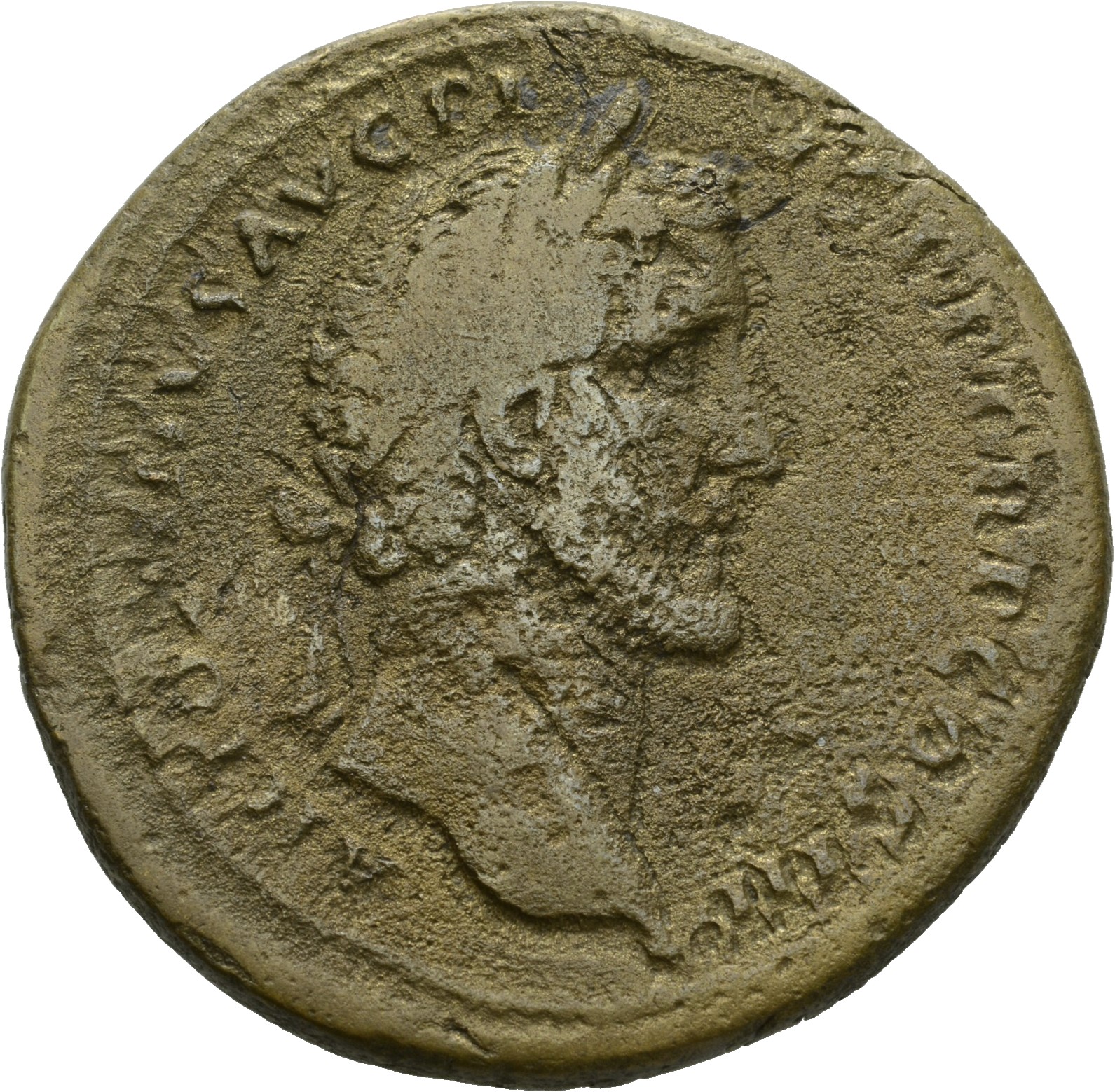 RIC III Antoninus Pius 643a Antoninus Pius obverse, Head of Antoninus Pius, laureate, right