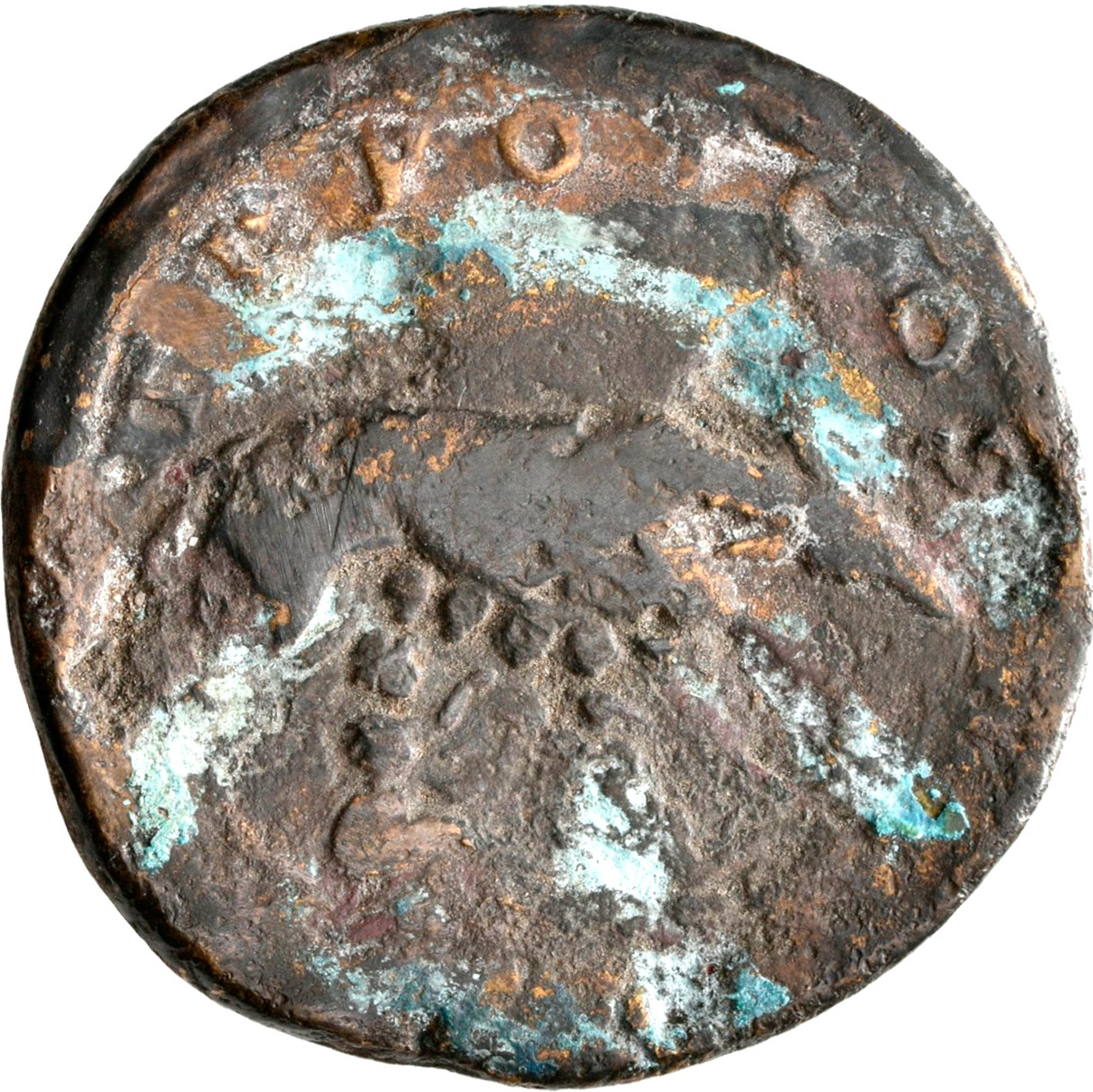 RIC III Antoninus Pius 648 Antoninus Pius reverse, She-wolf, suckling the twins, standing right