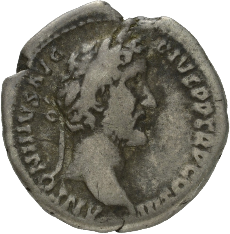 RIC III Antoninus Pius 64c Antoninus Pius obverse, Head of Antoninus Pius, laureate, right