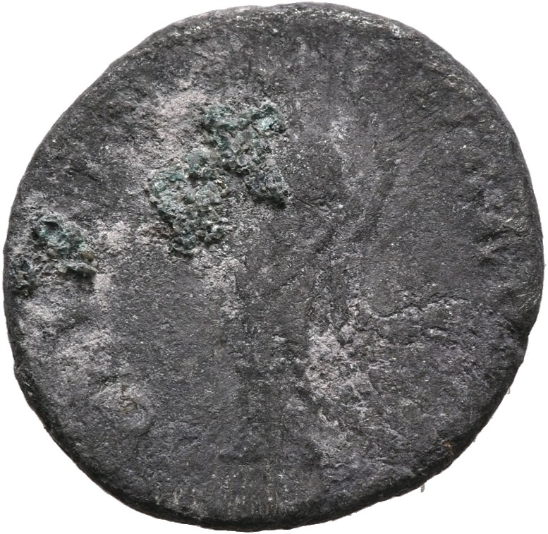 RIC III Antoninus Pius 64c Antoninus Pius reverse, Clementia, draped, standing left, holding patera in extended right hand...