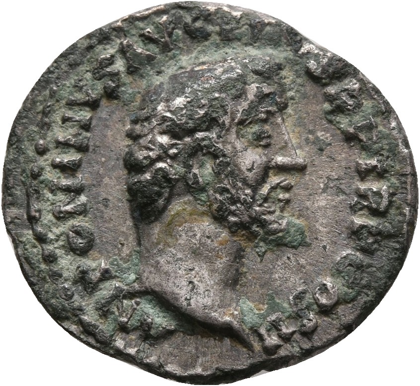 RIC III Antoninus Pius 65a Antoninus Pius obverse, Head of Antoninus Pius, bare, right