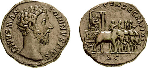 RIC III Antoninus Pius 661 Antoninus Pius obverse, Head of Antoninus Pius, radiate, right
