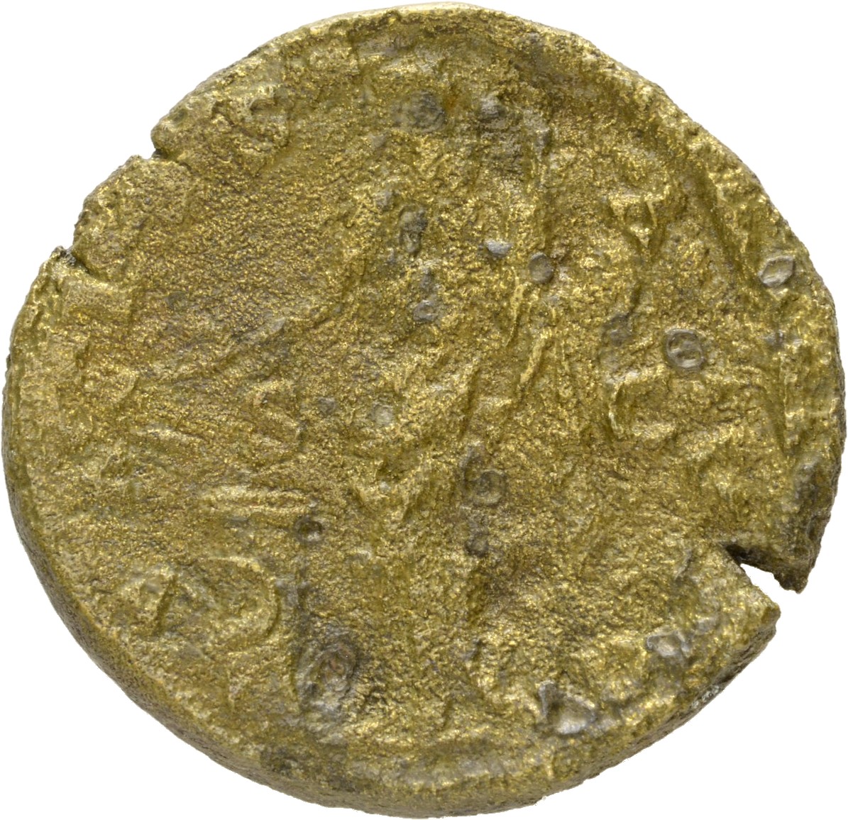 RIC III Antoninus Pius 668 Antoninus Pius reverse, Salus, draped, standing, left feeding out of patera in right hand snake...