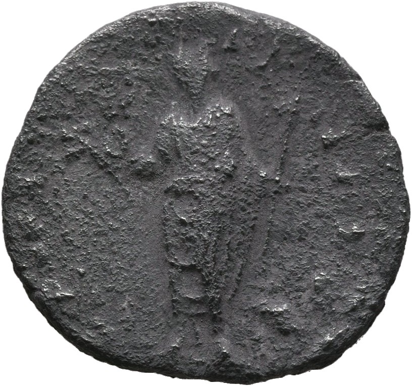 RIC III Antoninus Pius 69a Antoninus Pius reverse, Genius of Senate, standing left, holding branch and sceptre