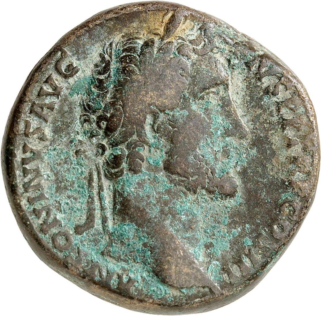 RIC III Antoninus Pius 716A Antoninus Pius obverse, Head of Antoninus Pius, laureate, right