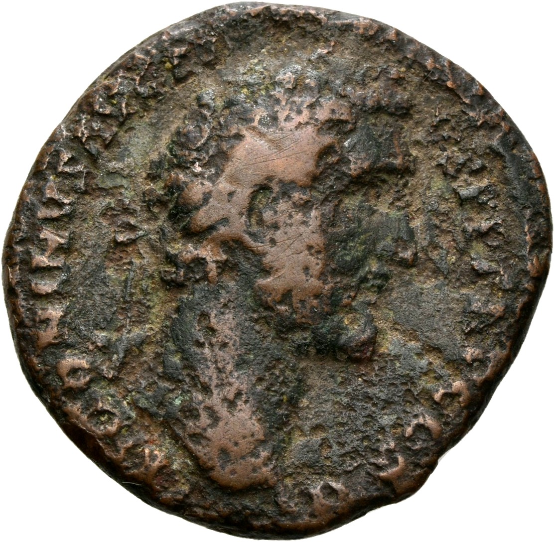 RIC III Antoninus Pius 736A Antoninus Pius obverse, Head of Antoninus Pius, laureate, right