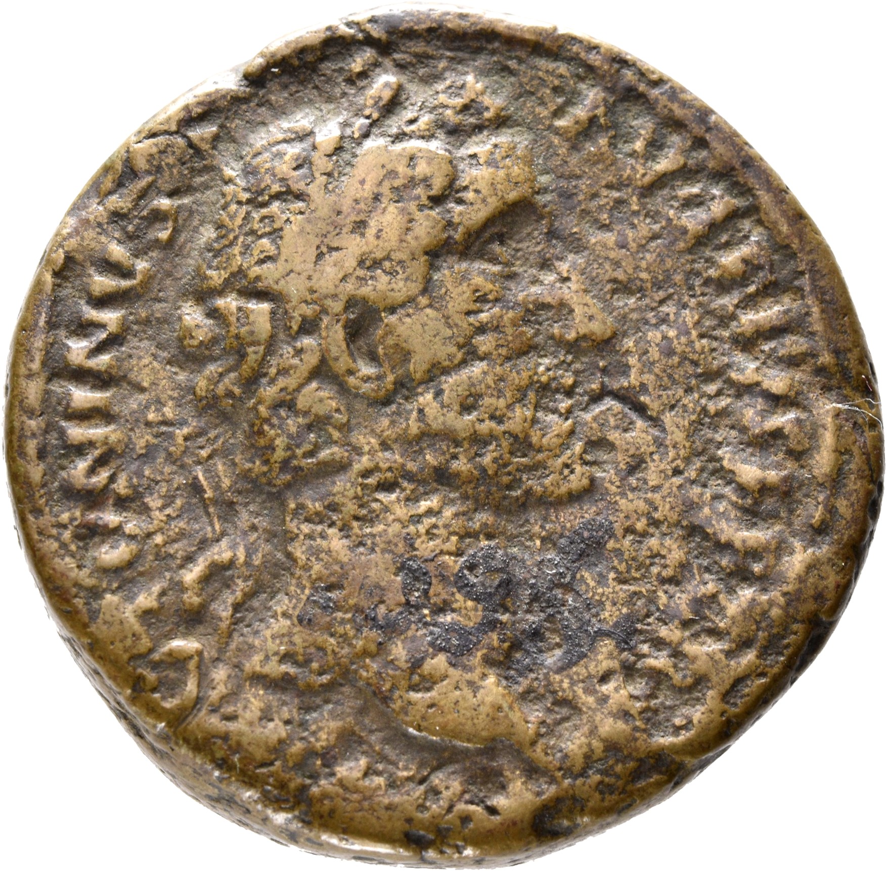RIC III Antoninus Pius 767A Antoninus Pius obverse, Head of Antoninus Pius, laureate, right