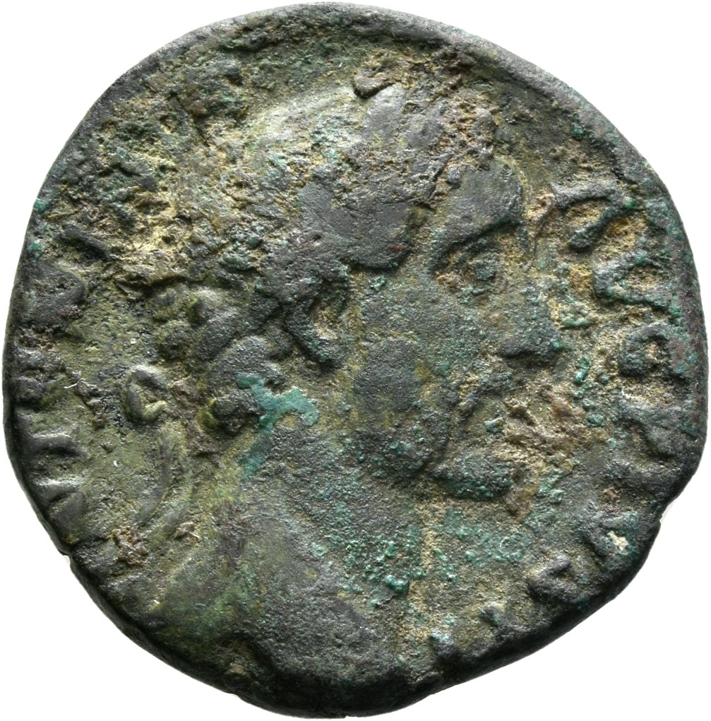 RIC III Antoninus Pius 771 Antoninus Pius obverse, Head of Antoninus Pius, laureate, right