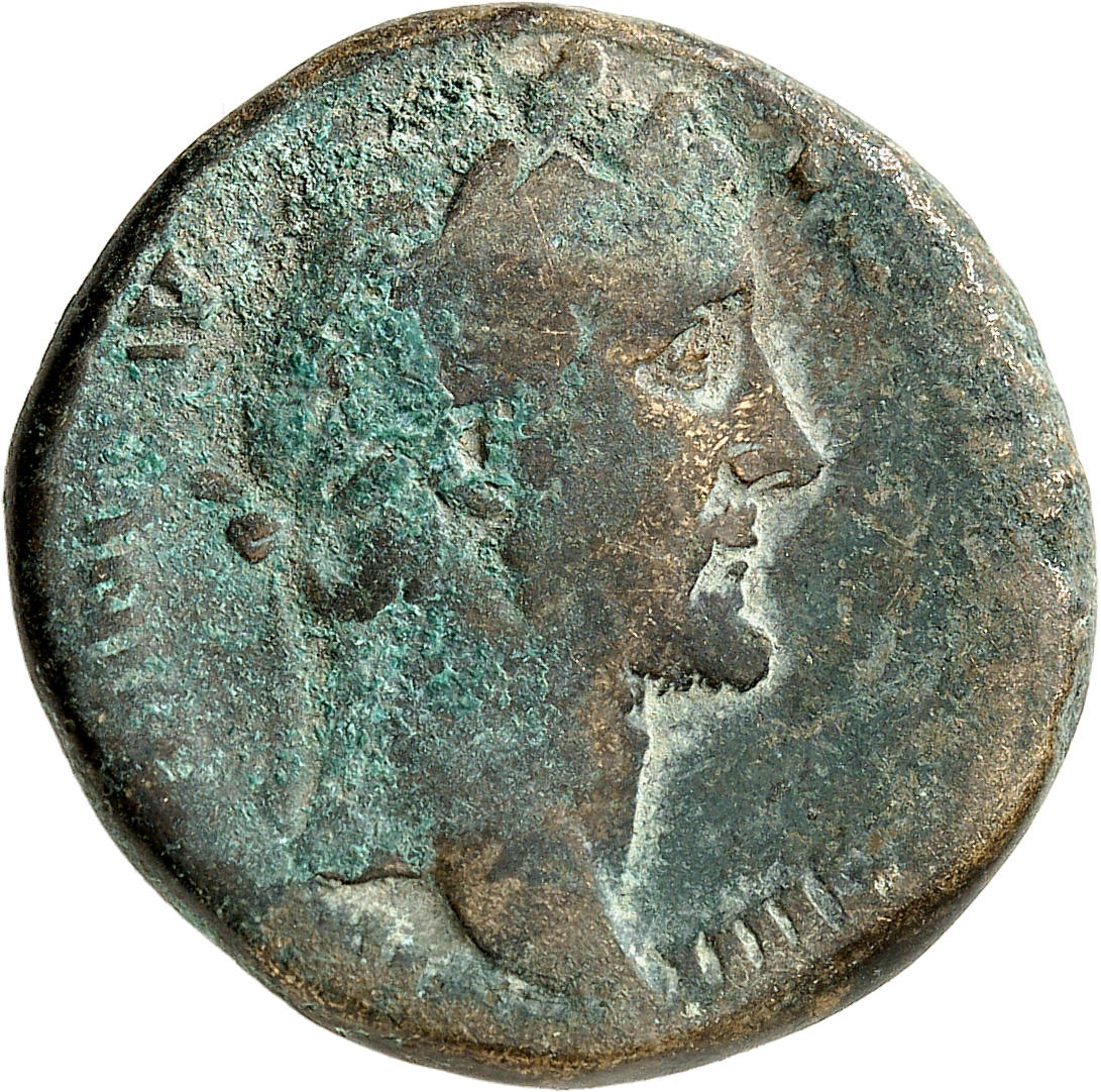 RIC III Antoninus Pius 779 Antoninus Pius obverse, Head of Antoninus Pius, laureate, right