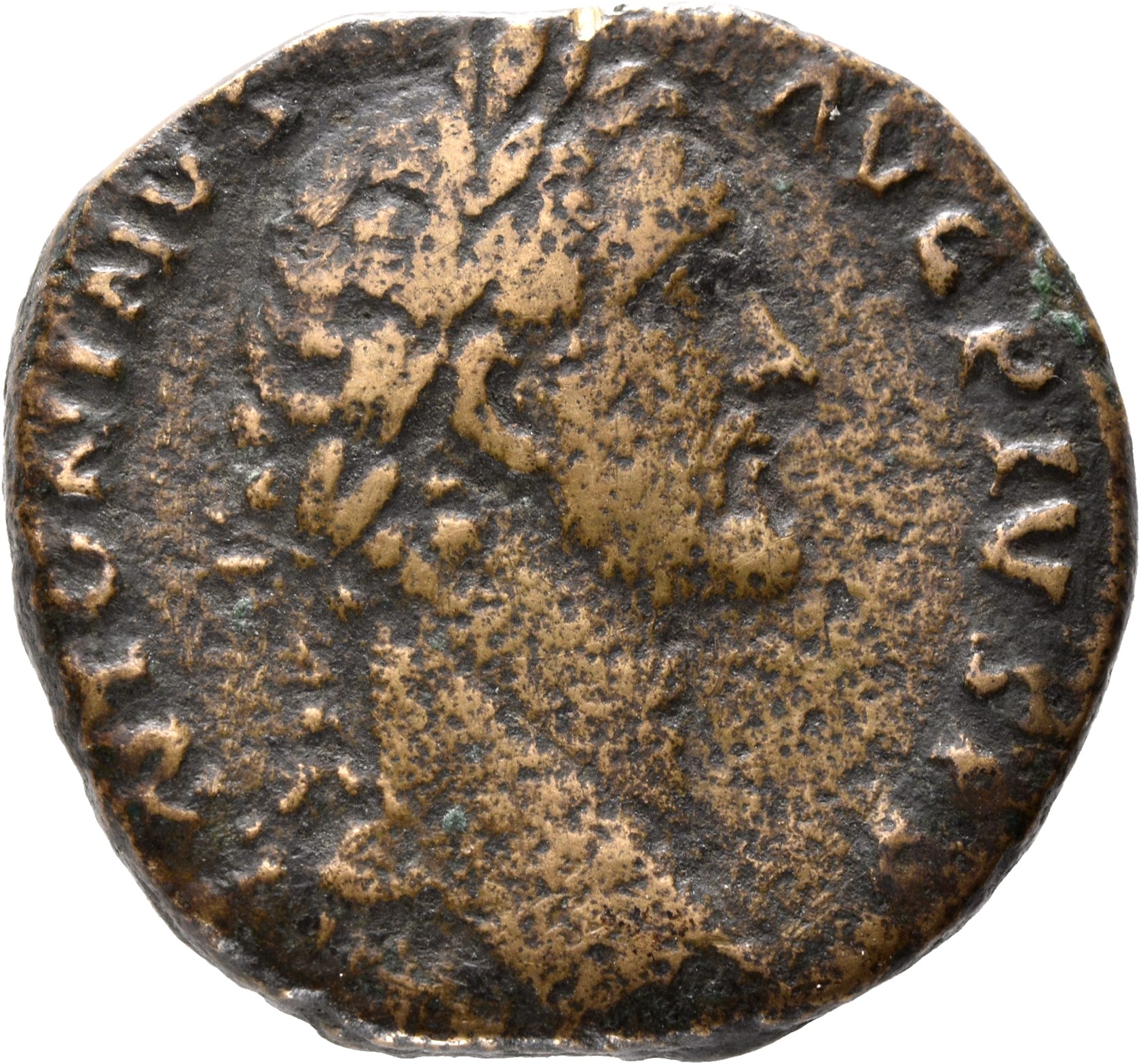 RIC III Antoninus Pius 793 Antoninus Pius obverse, Head of Antoninus Pius, laureate, right