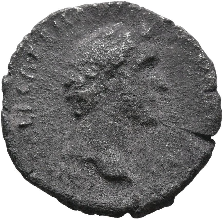 RIC III Antoninus Pius 7a Antoninus Pius obverse, Head of Antoninus Pius, bare, right
