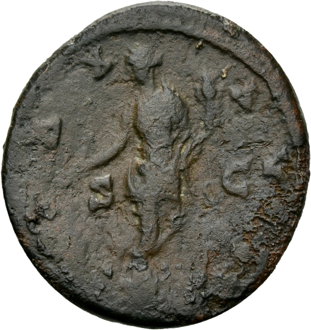 RIC III Antoninus Pius 822 Antoninus Pius reverse, Pax, draped, standing, left, with torch in right hand setting fire to h...